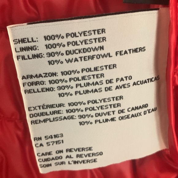 Kenneth Cole Puffer Red Duck Down Size Medium Winter Jacket Like New Sty… - Picture 9 of 12